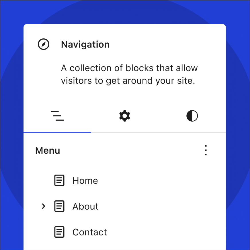 Improved Navigation Block