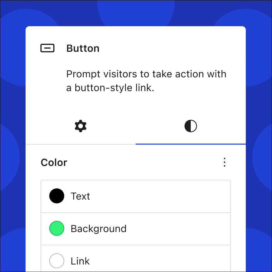 Streamlined Block Settings