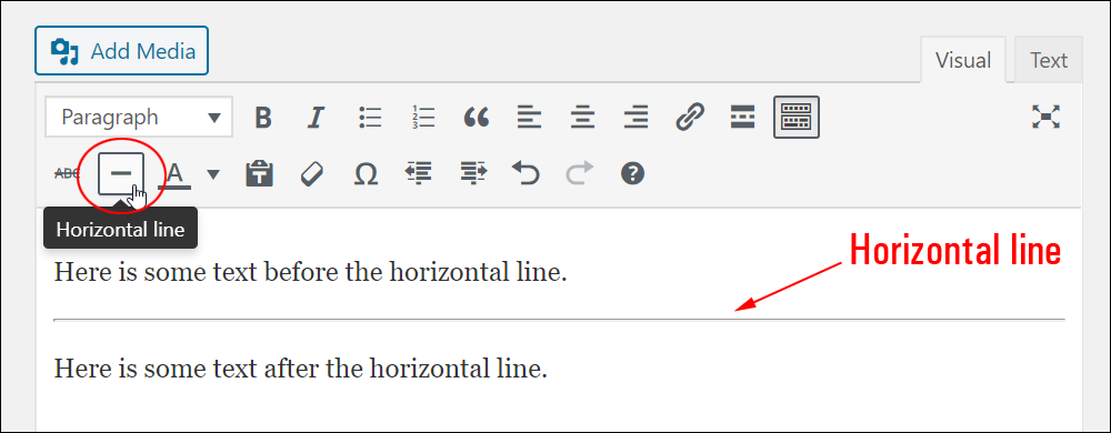 Horizintal line menu button.