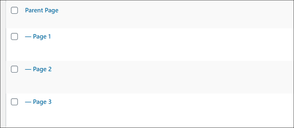 Pages listed in order in the Table of Pages