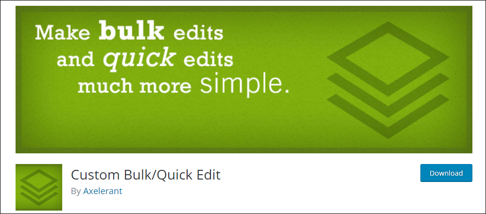 Custom Bulk/Quick Edit plugin for WordPress.