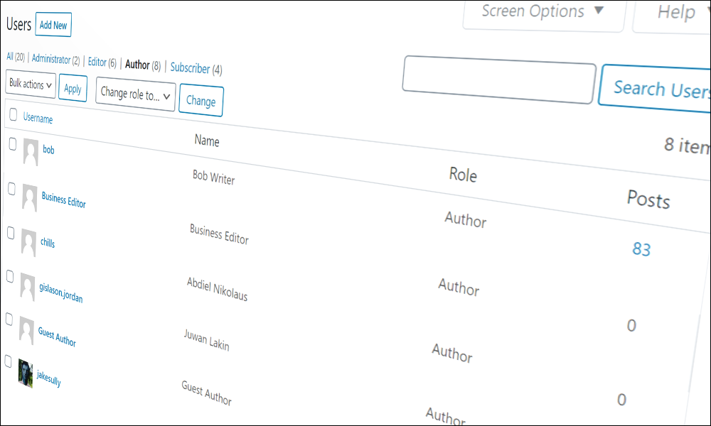 How To Change Post Authors In WordPress