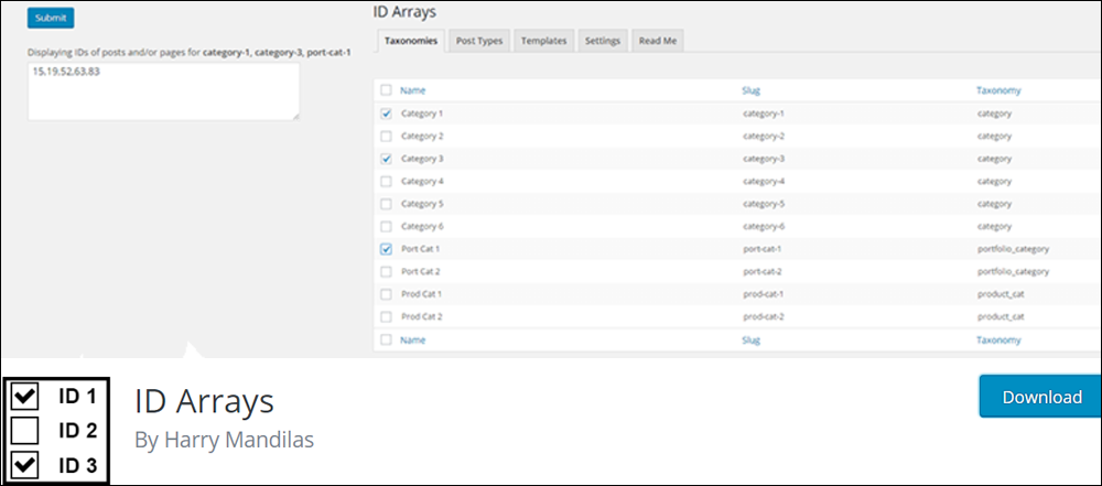 ID Arrays.