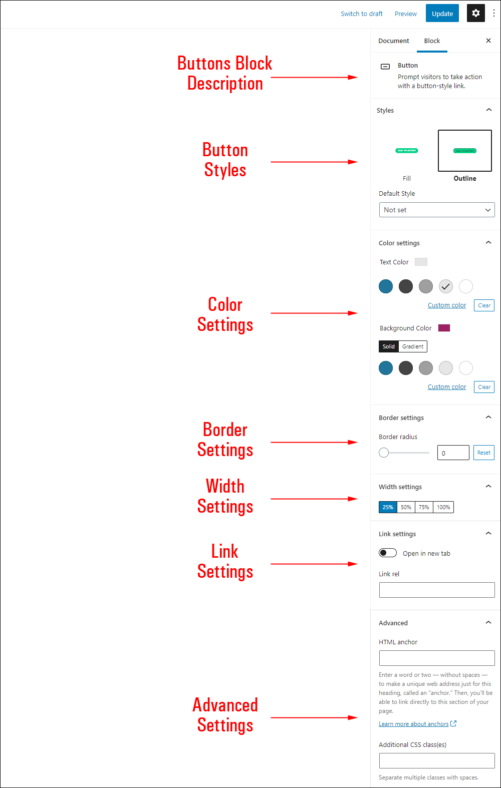 Button Settings.