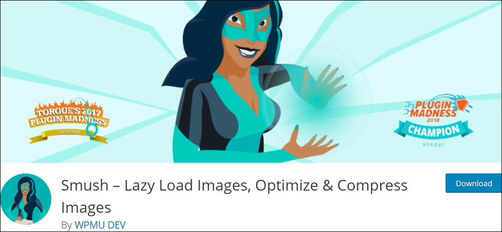 Smush Image Compression and Optimization plugin for WordPress.