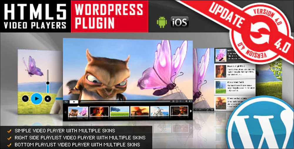 HTML5 Video Players plugin for WordPress.