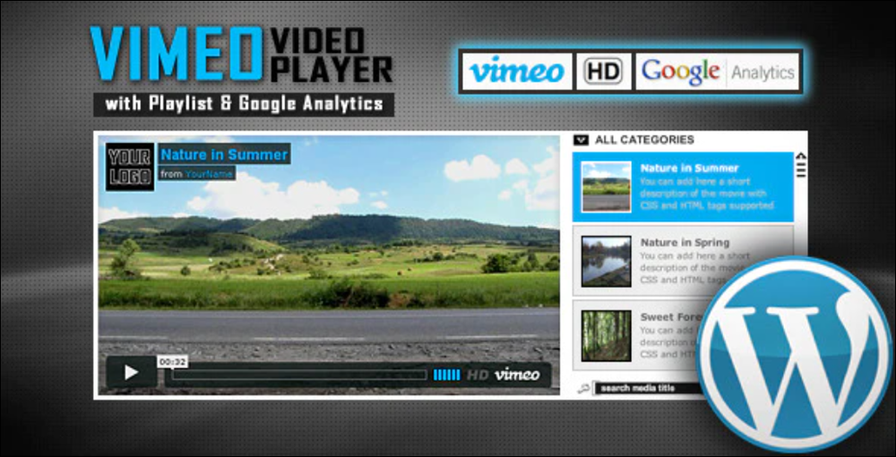 Vimeo Video Player.