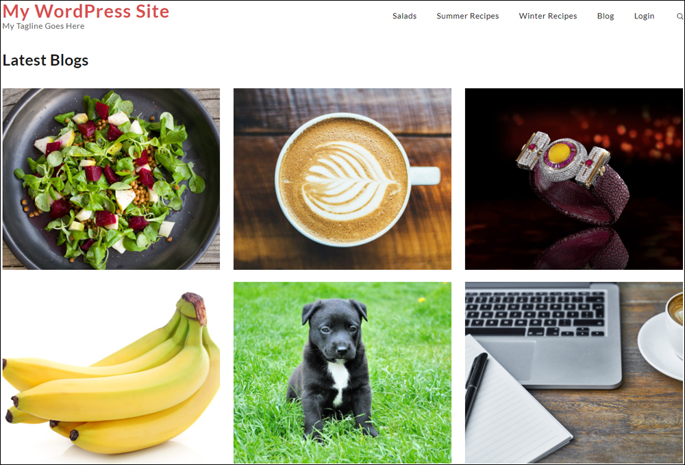 A portfolio theme.