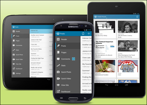 WordPress for Android.