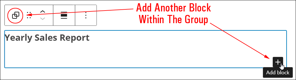 Group block Inserter tool.