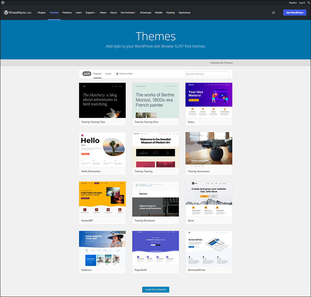 WordPress Theme Directory