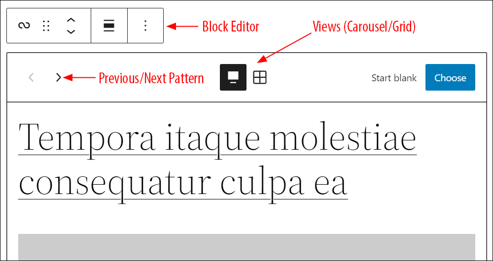 Query Loop block features.