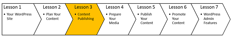 WPTrainingManual.com - Lesson 3 - WordPress Content Publishing Features